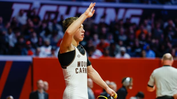 Mount Carmel's Sergio Lemley, headed to Michigan next year, finished his career with four state championships